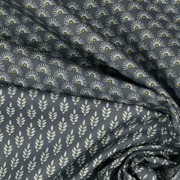 POPLIN FANTASY FLOWERS ROCK GREY (thumbnail) #3
