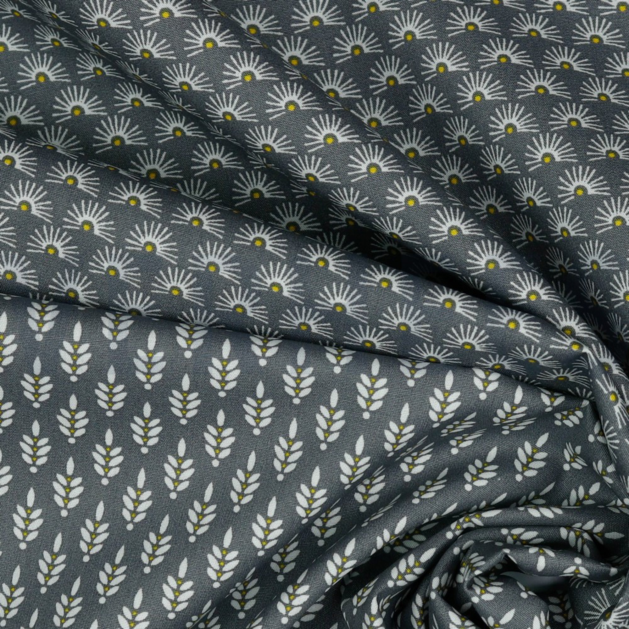 POPLIN FANTASY FLOWERS ROCK GREY (high resolution) #3