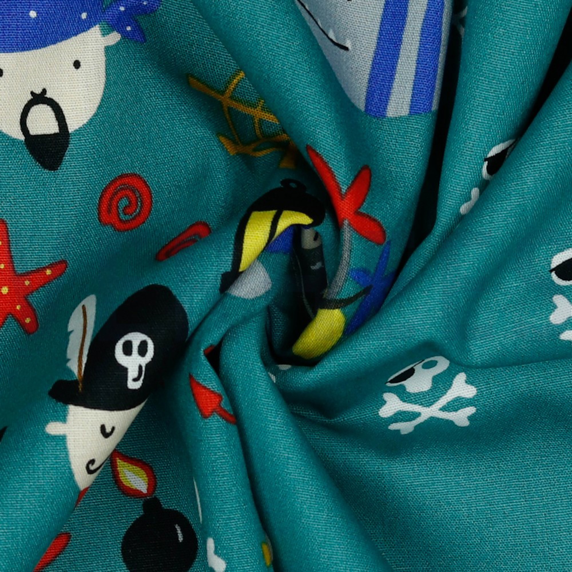 POPLIN PIRATES EMERALD (high resolution) #3