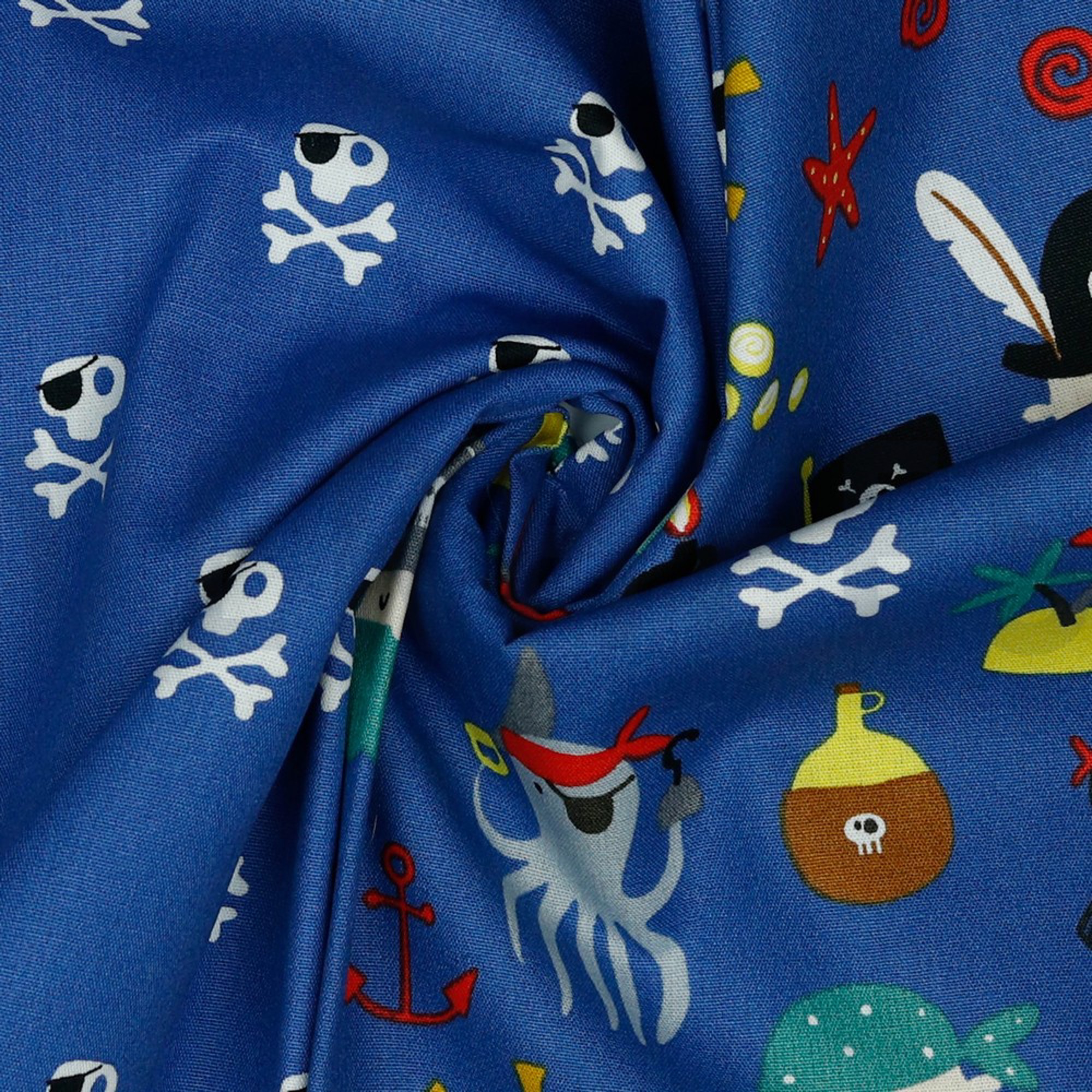 POPLIN PIRATES BLUE (high resolution) #3