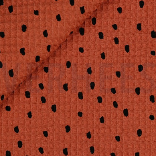 WAFFELPIQUÉ DOTS BRICK #7
