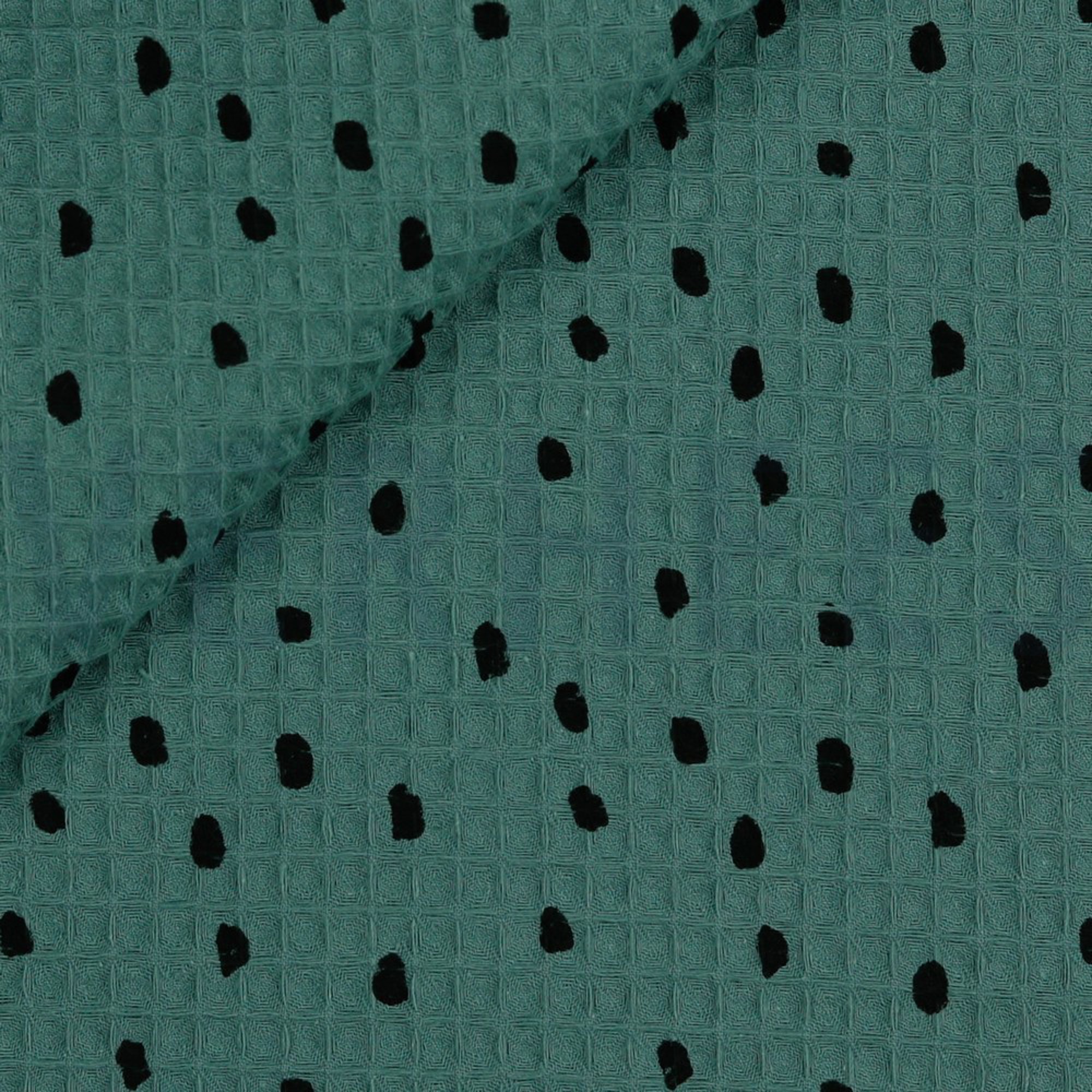 WAFFLE DOTS OLD GREEN (high resolution) #3
