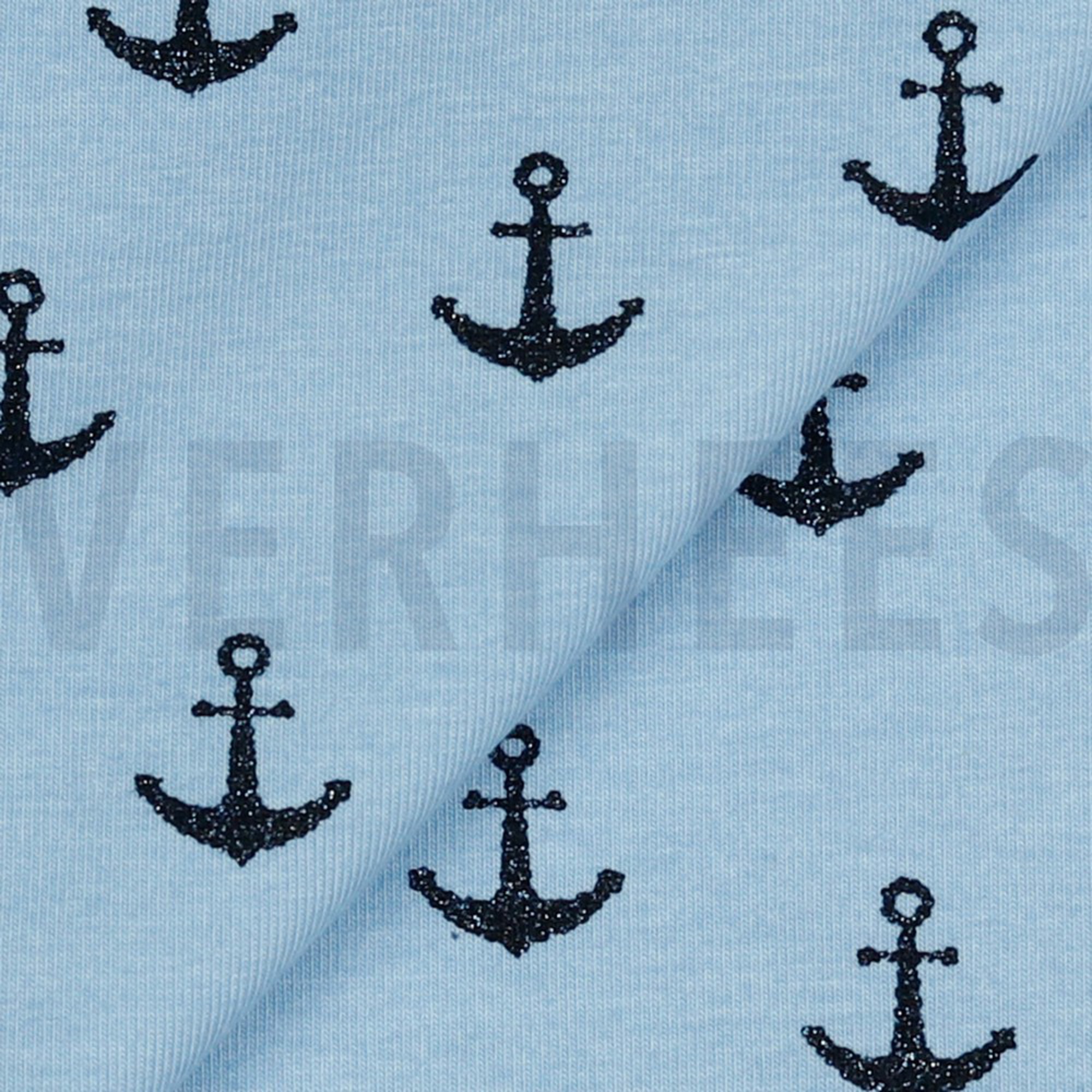 JERSEY GLITTER ANCHOR LIGHT BLUE (high resolution) #3