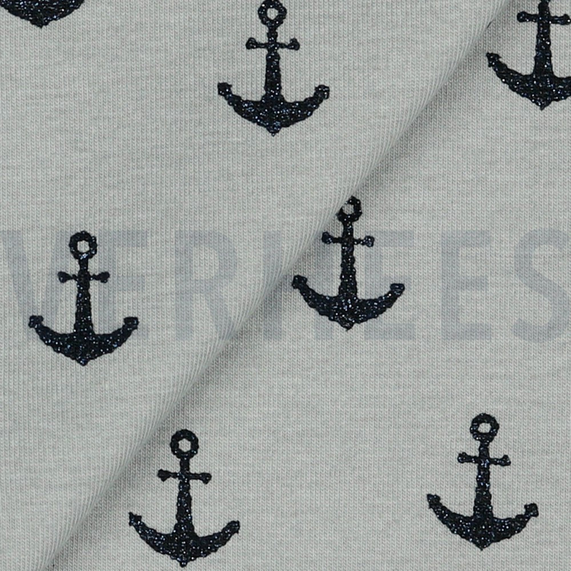 JERSEY GLITTER ANCHOR LIGHT GREY (high resolution) #3