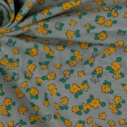 LINEN JERSEY SMALL FLOWERS GREY (thumbnail) #3