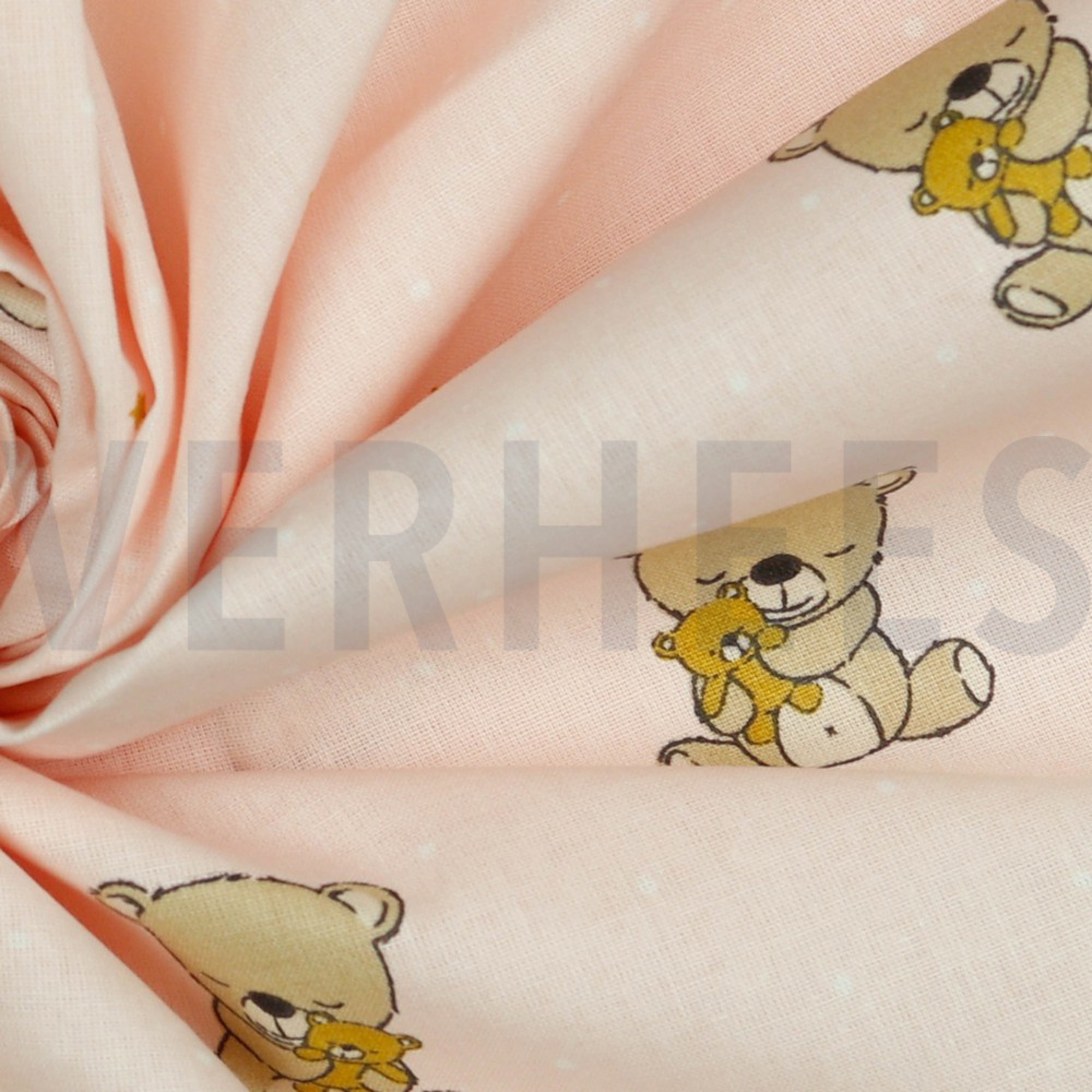 POPLIN GOTS SWEET BEAR LIGHT ROSE (high resolution) #3
