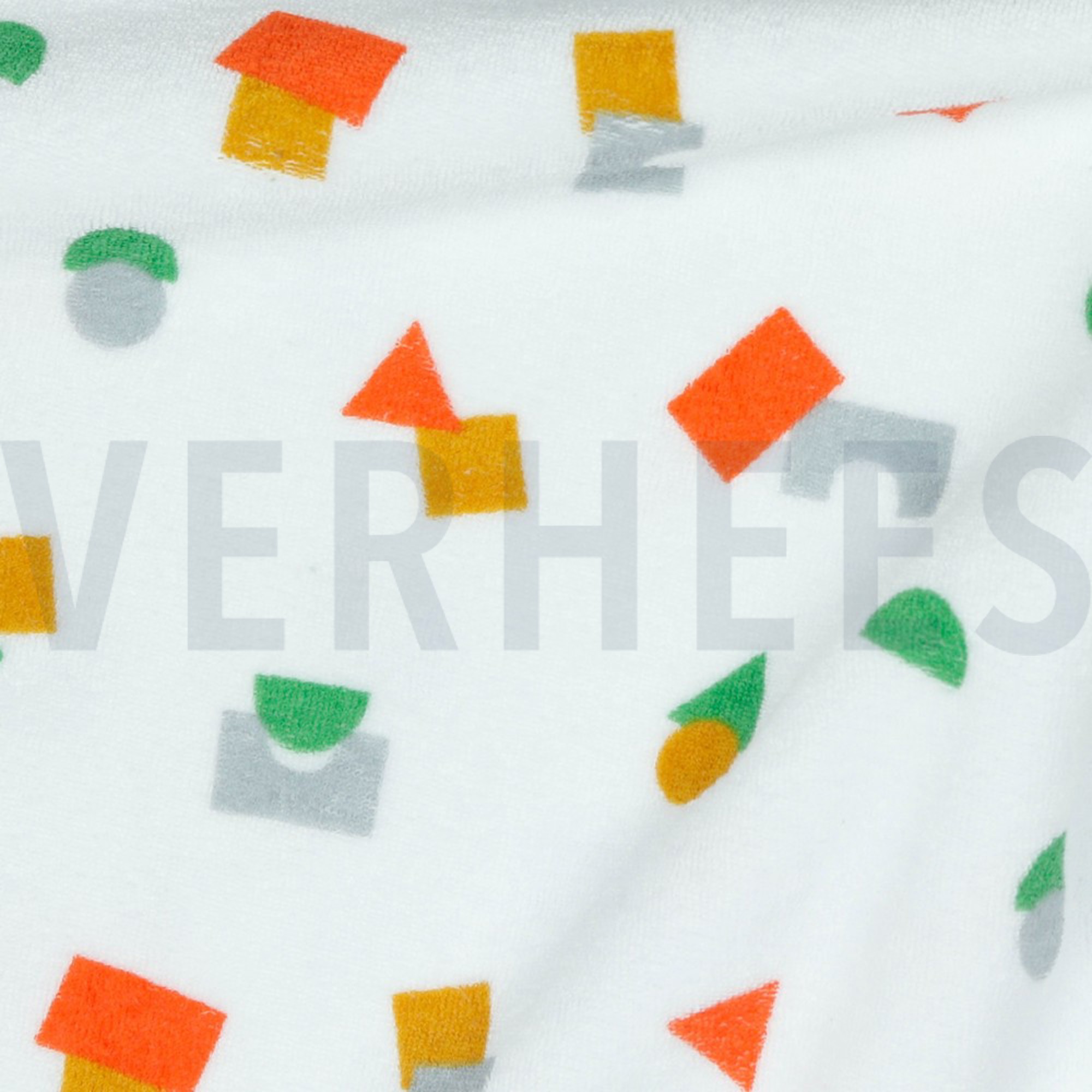 STRETCH TOWELING SHAPES WHITE (high resolution) #3