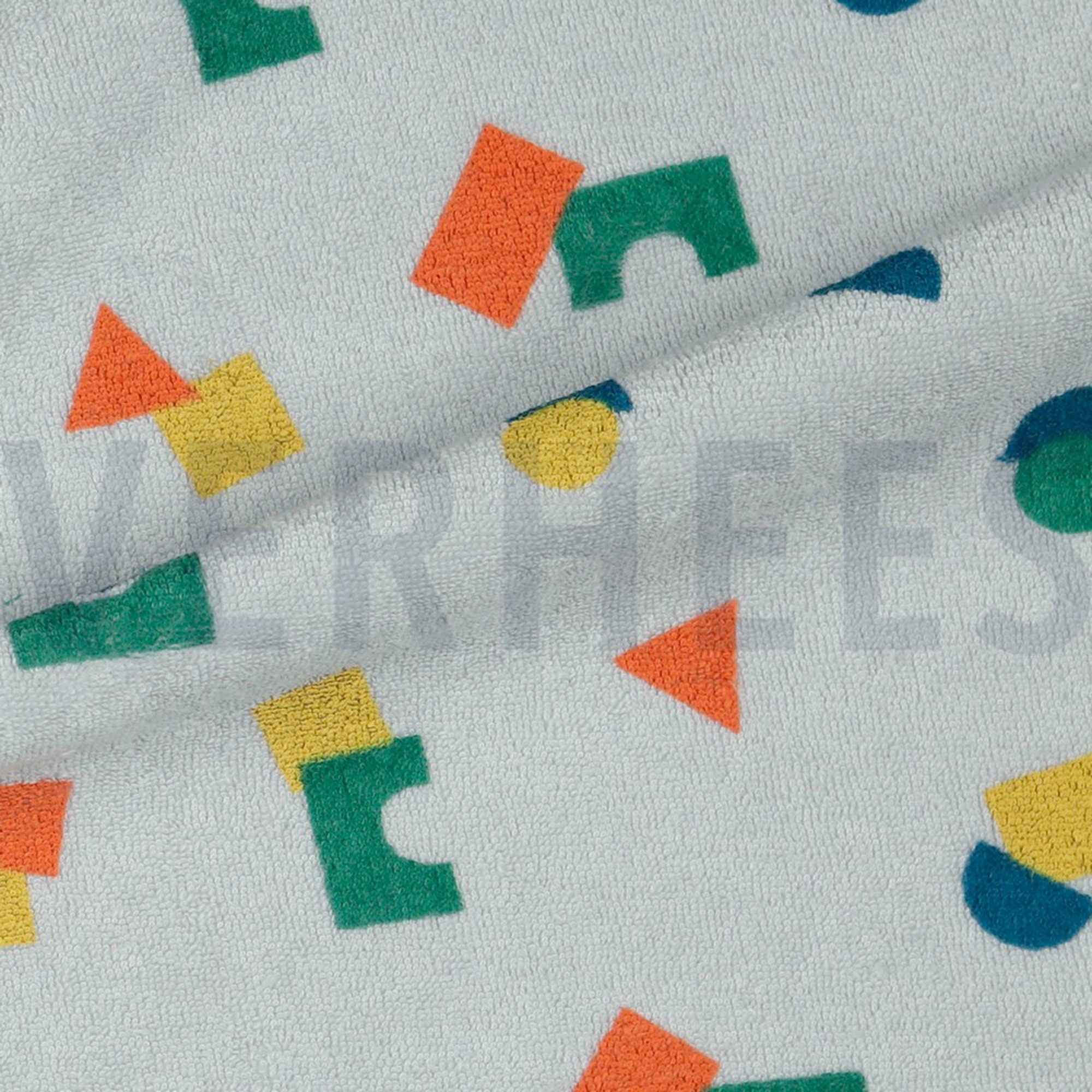 STRETCH TOWELLING SHAPES LIGHT GREY (high resolution) #3