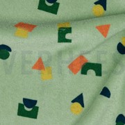STRETCH TOWELING SHAPES SAGE (thumbnail) #3