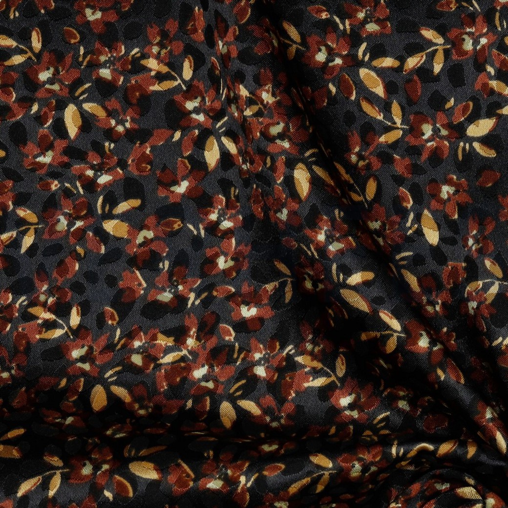 SATIN JACQUARD ANTHRACITE #3