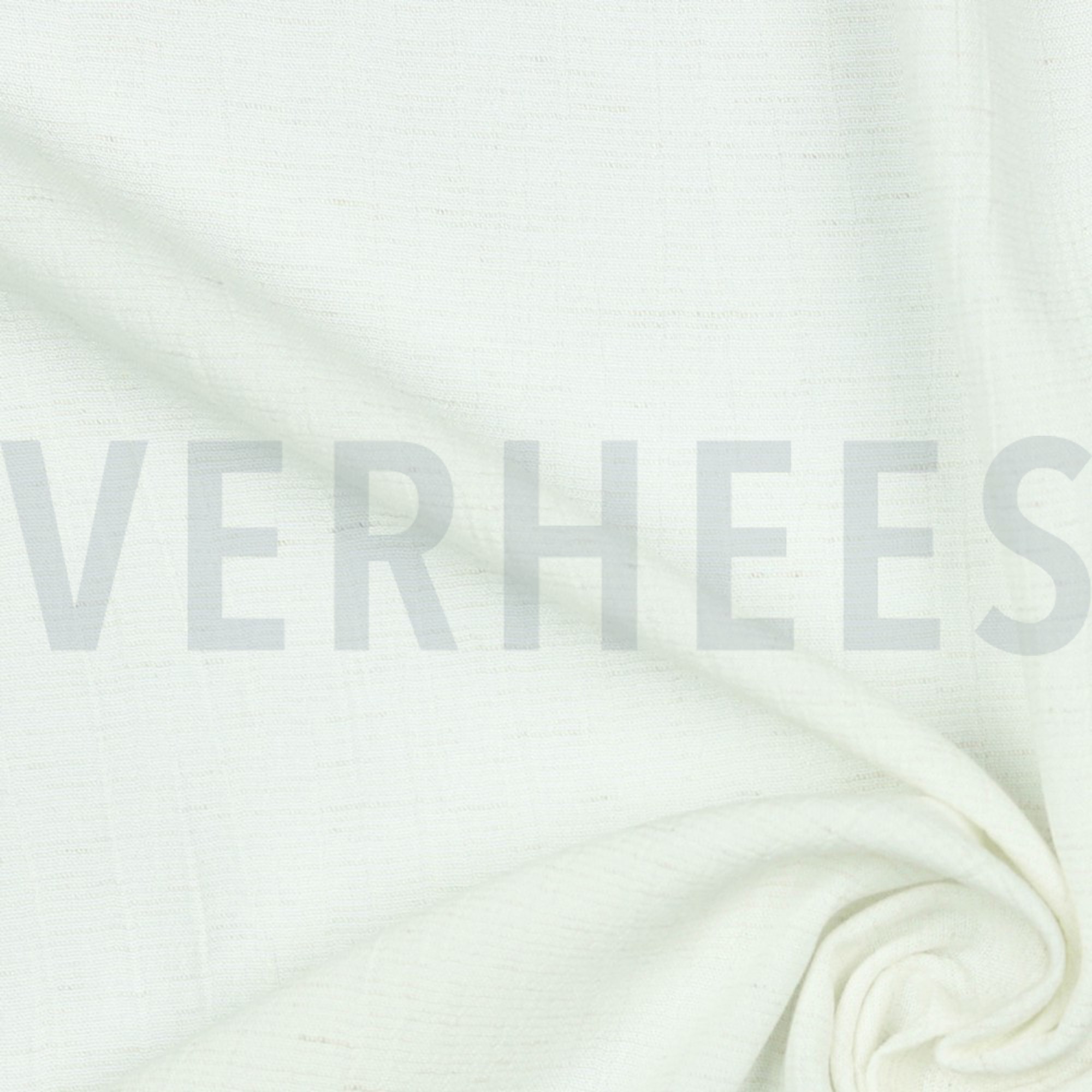 LINEN VISCOSE CRINKLE OFF WHITE (high resolution) #3