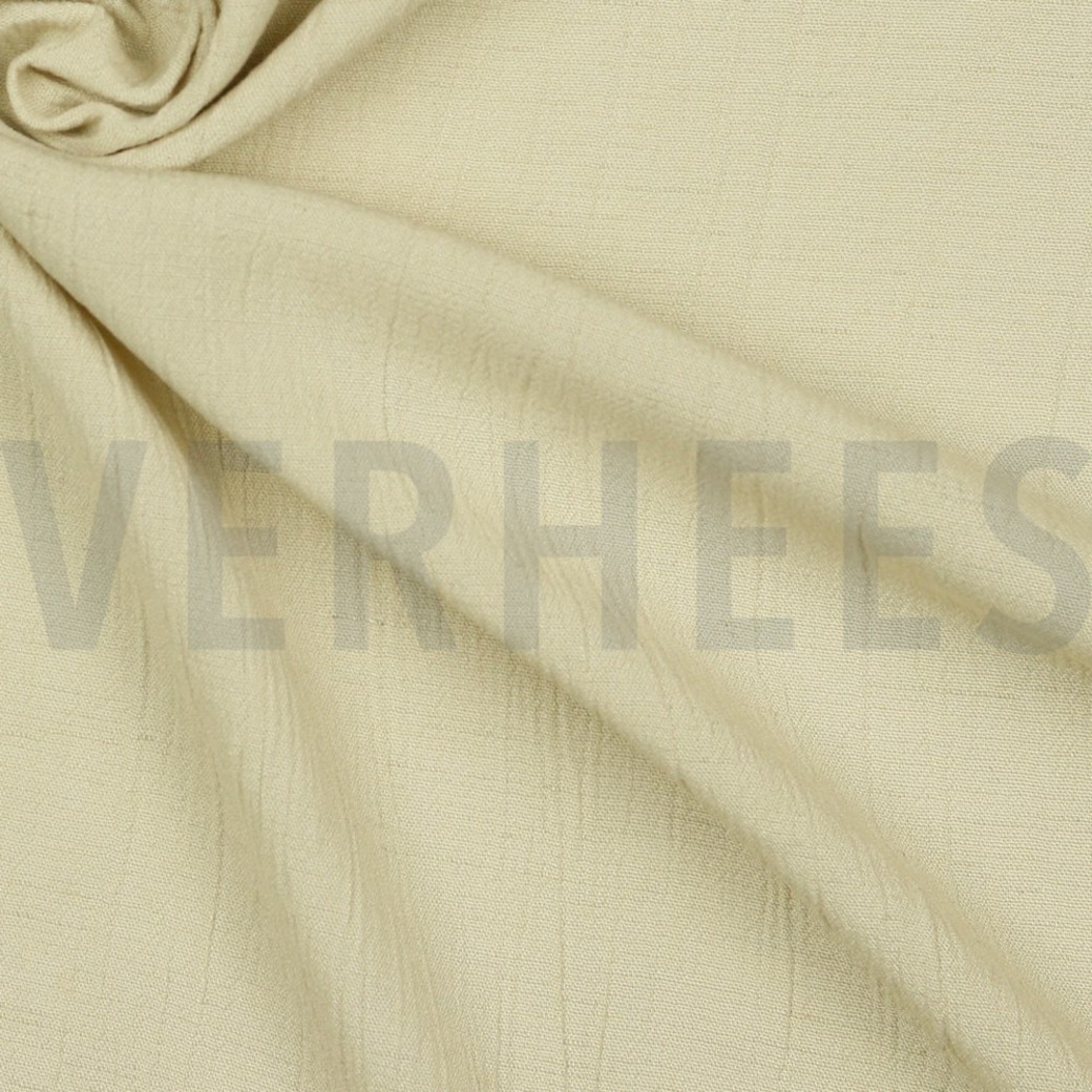 LINEN VISCOSE CRINKLE BEIGE #3