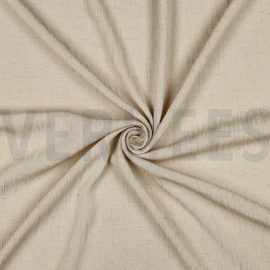 LINEN VISCOSE CRINKLE BEIGE #7