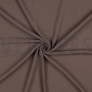 LINEN VISCOSE CRINKLE TAUPE (thumbnail) #3