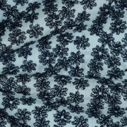DOUBLE GAUZE COLOURED EMBROIDERY LIGHT BLUE (thumbnail) #3