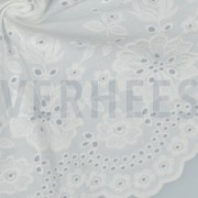 COTTON EMBROIDERY BORDER 1-SIDE WHITE (thumbnail) #3