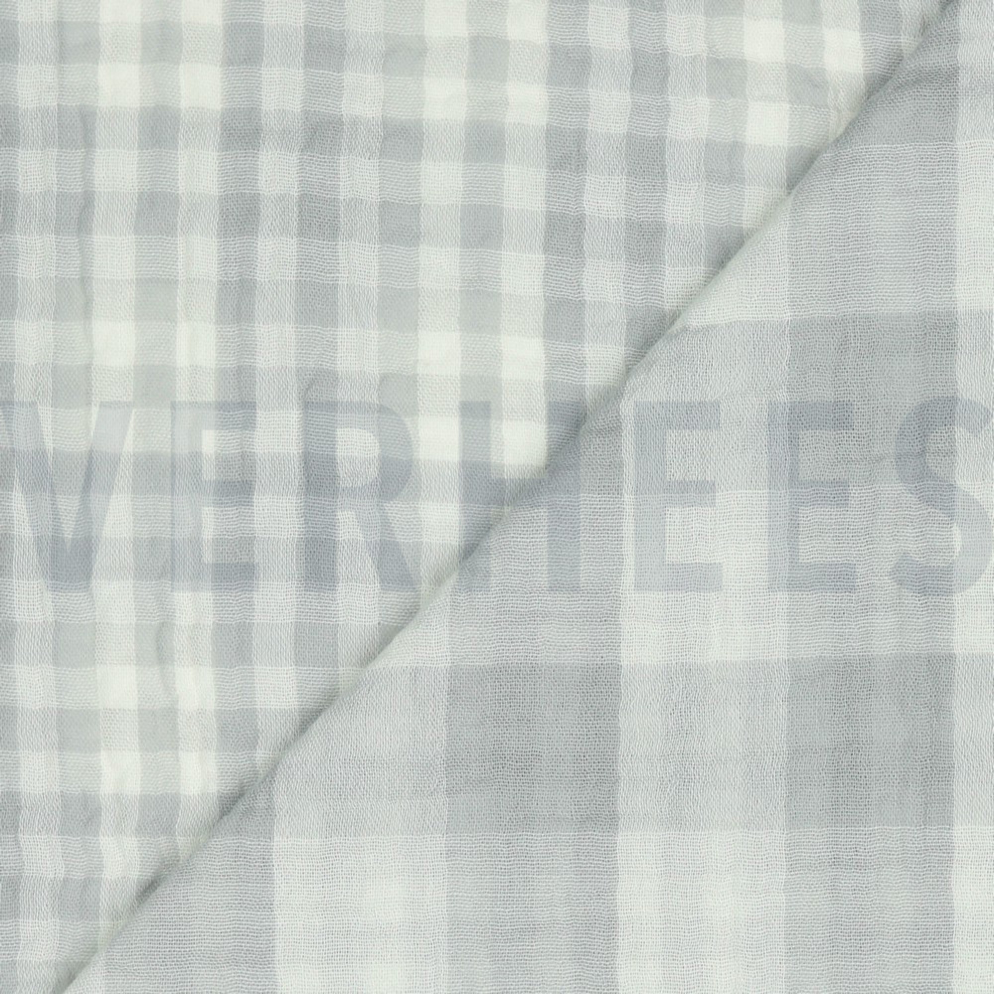 DOUBLE GAUZE DOUBLE SIDED CHECKS GREY (high resolution) #3