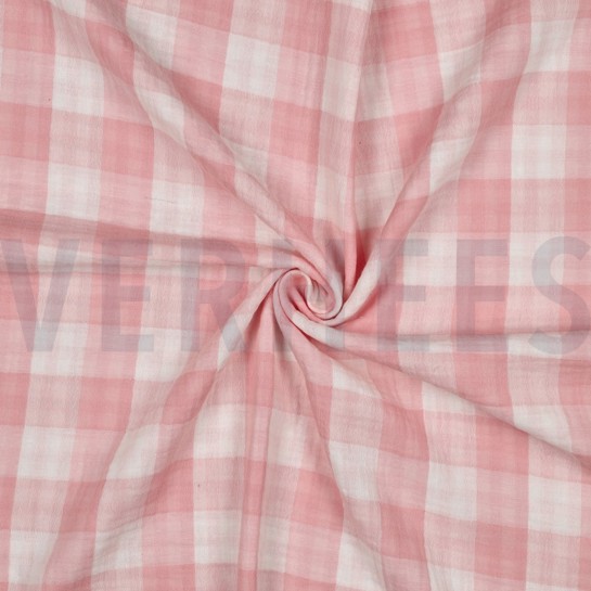 MUSSELIN DOPPELSEITIG KAROS ALTROSA #7