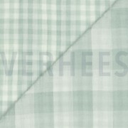 DOUBLE GAUZE DOUBLE SIDED CHECKS NILE (thumbnail) #3
