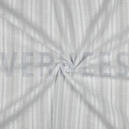 KATOEN DOBBY OPTISCH WIT #7