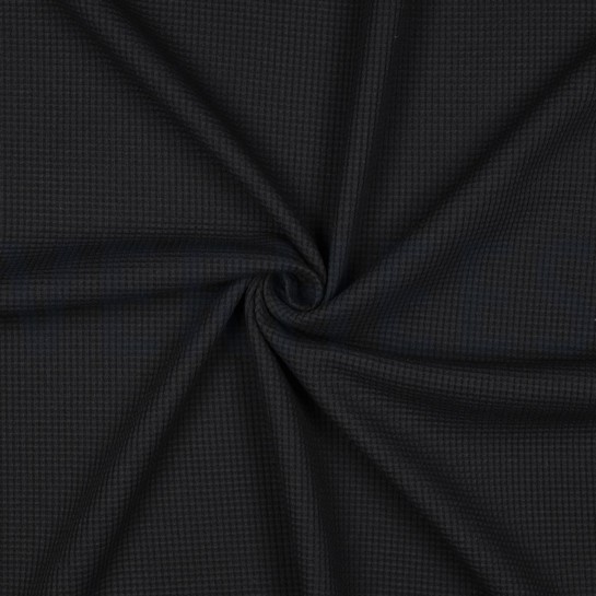 WAFFLE JERSEY GOTS BLACK #7