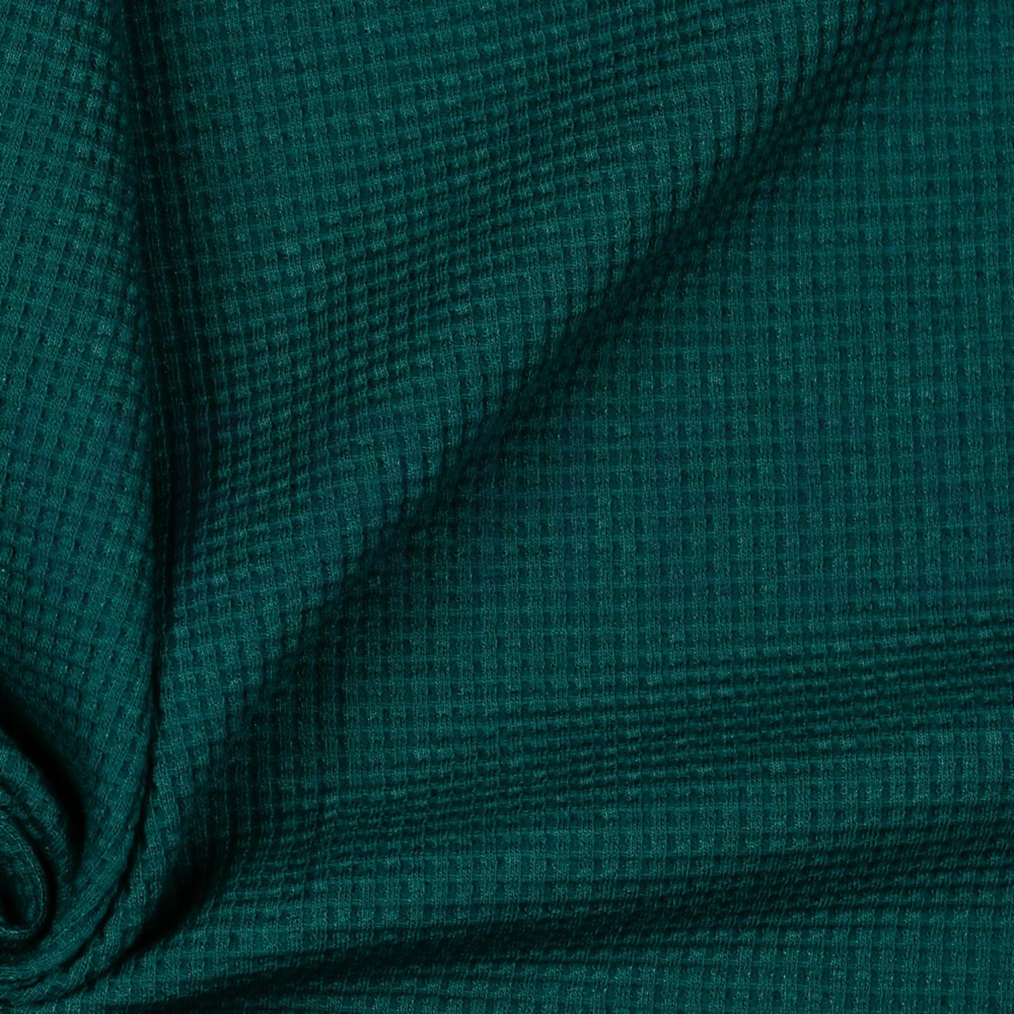 WAFFLE JERSEY GOTS DARK GREEN (high resolution) #3