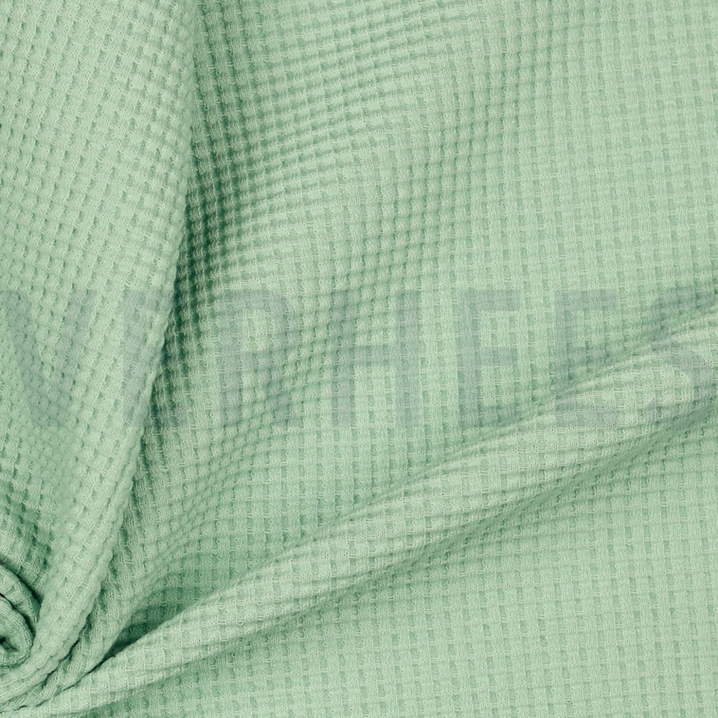 WAFFLE JERSEY GOTS LIGHT GREEN #3