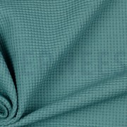 WAFFLE JERSEY GOTS DARK AQUA (thumbnail) #3