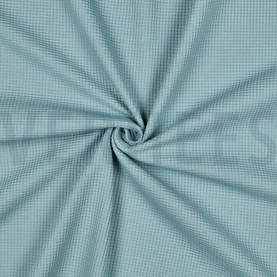 WAFFLE JERSEY GOTS DARK AQUA #7