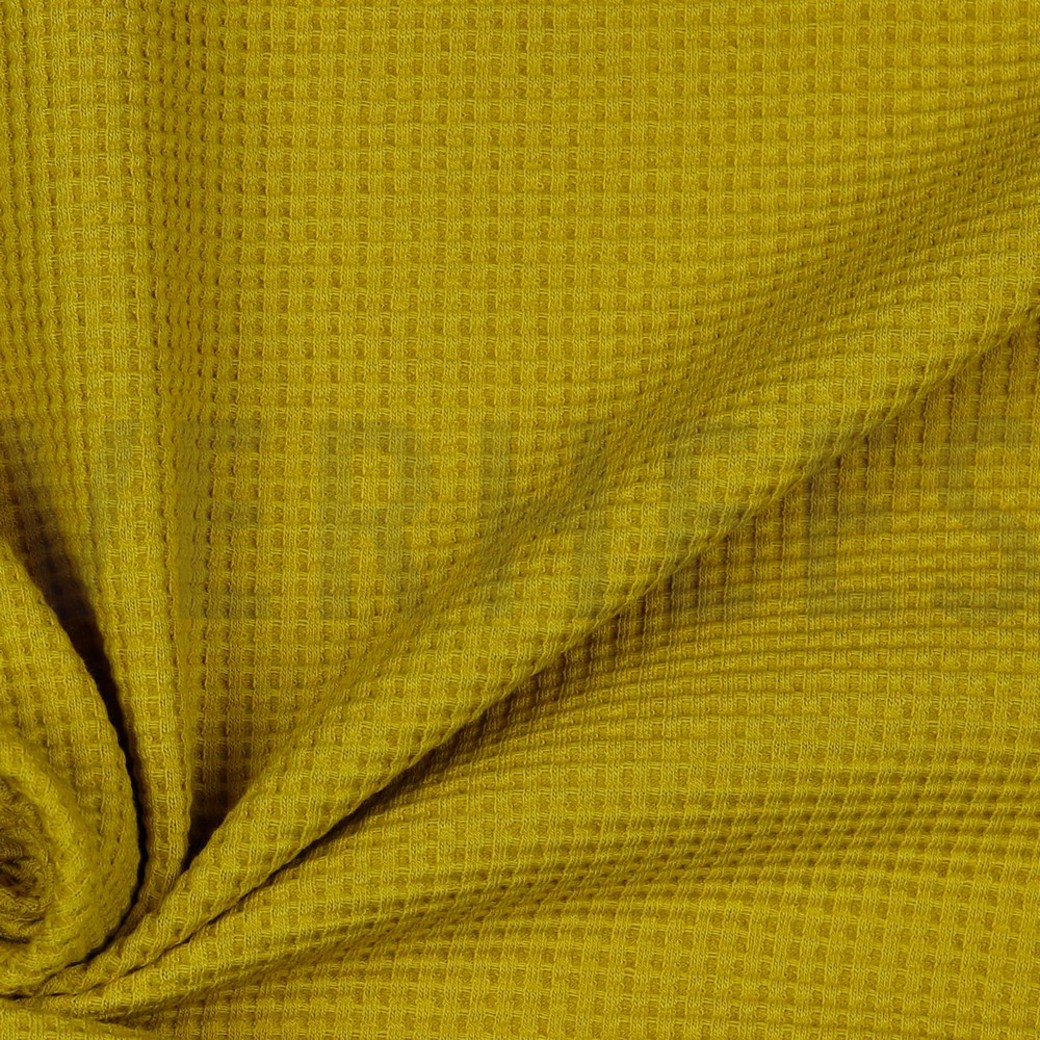WAFFLE JERSEY GOTS MUSTARD #3
