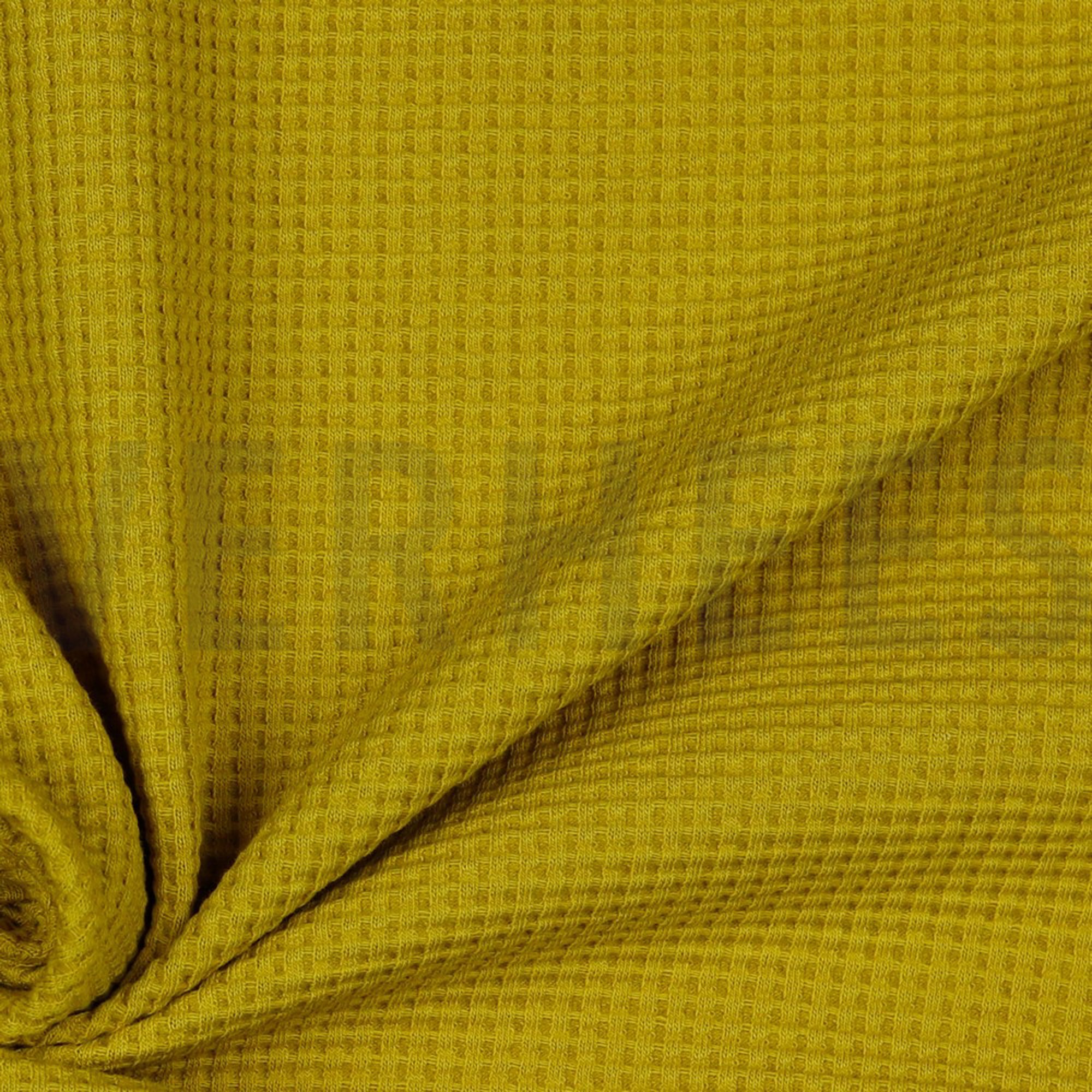 WAFFLE JERSEY GOTS MUSTARD (high resolution) #3