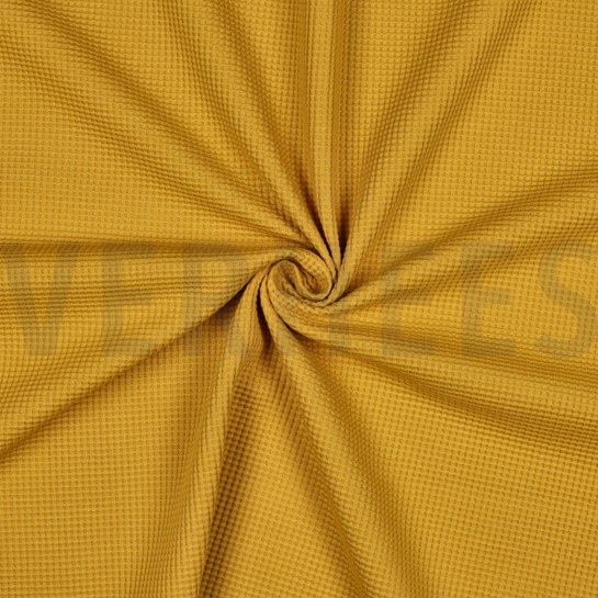 WAFFLE JERSEY GOTS MUSTARD #7