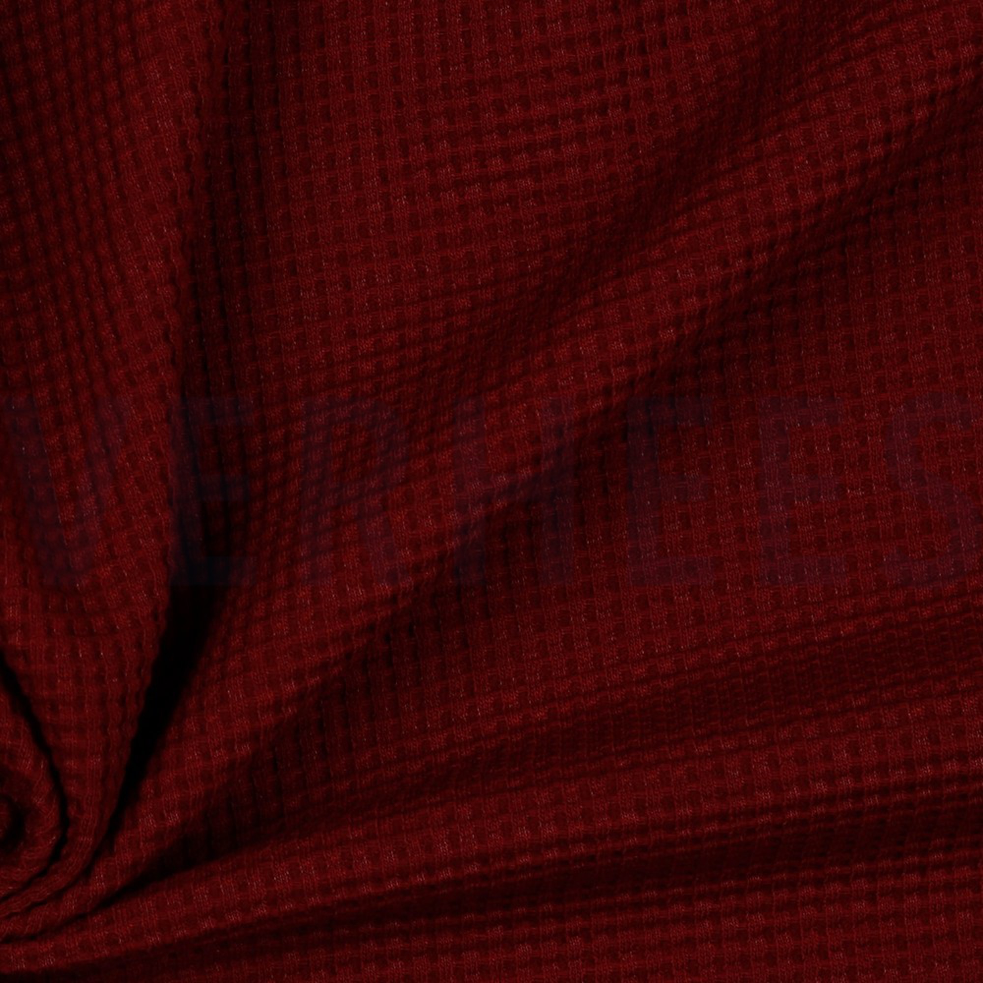 WAFFLE JERSEY GOTS BORDEAUX (high resolution) #3