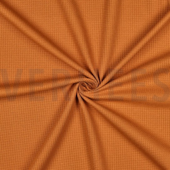 WAFFLE JERSEY GOTS BRIQUE #7