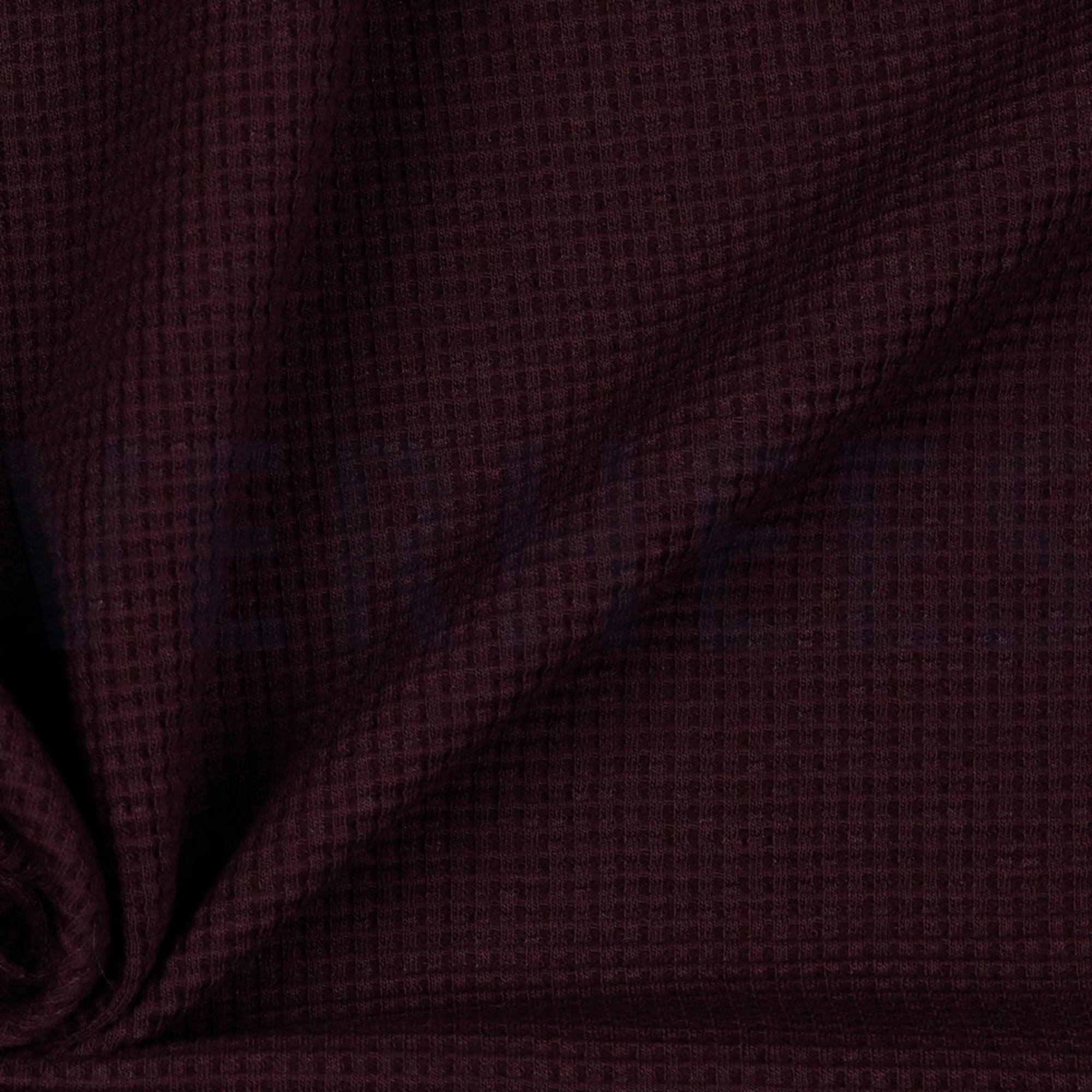 WAFFLE JERSEY GOTS AUBERGINE (high resolution) #3