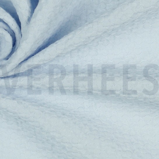 COTON JACQUARD BLEU CLAIR #7