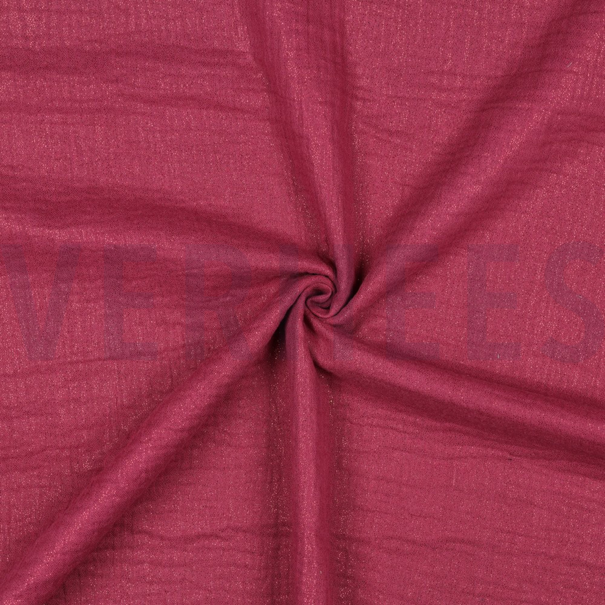 DOUBLE GAUZE FOIL CERISE (high resolution) #3