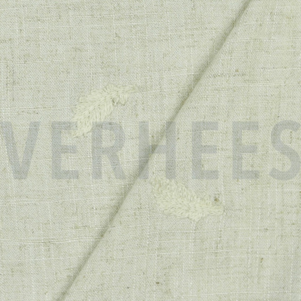 LINEN EMBROIDERY NATURAL #3