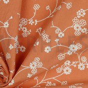 COTTON WASHED FLOWERS PUMPKIN ORANGE (thumbnail) #3