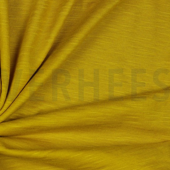 COTTON MODAL SLUB OCHRE #7