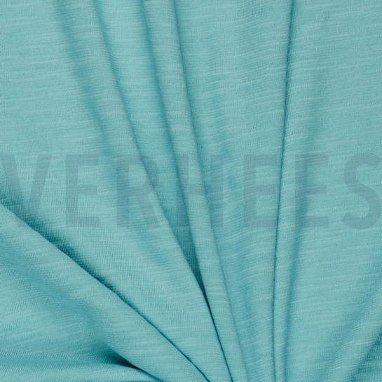 COTTON MODAL SLUB CYAN #7