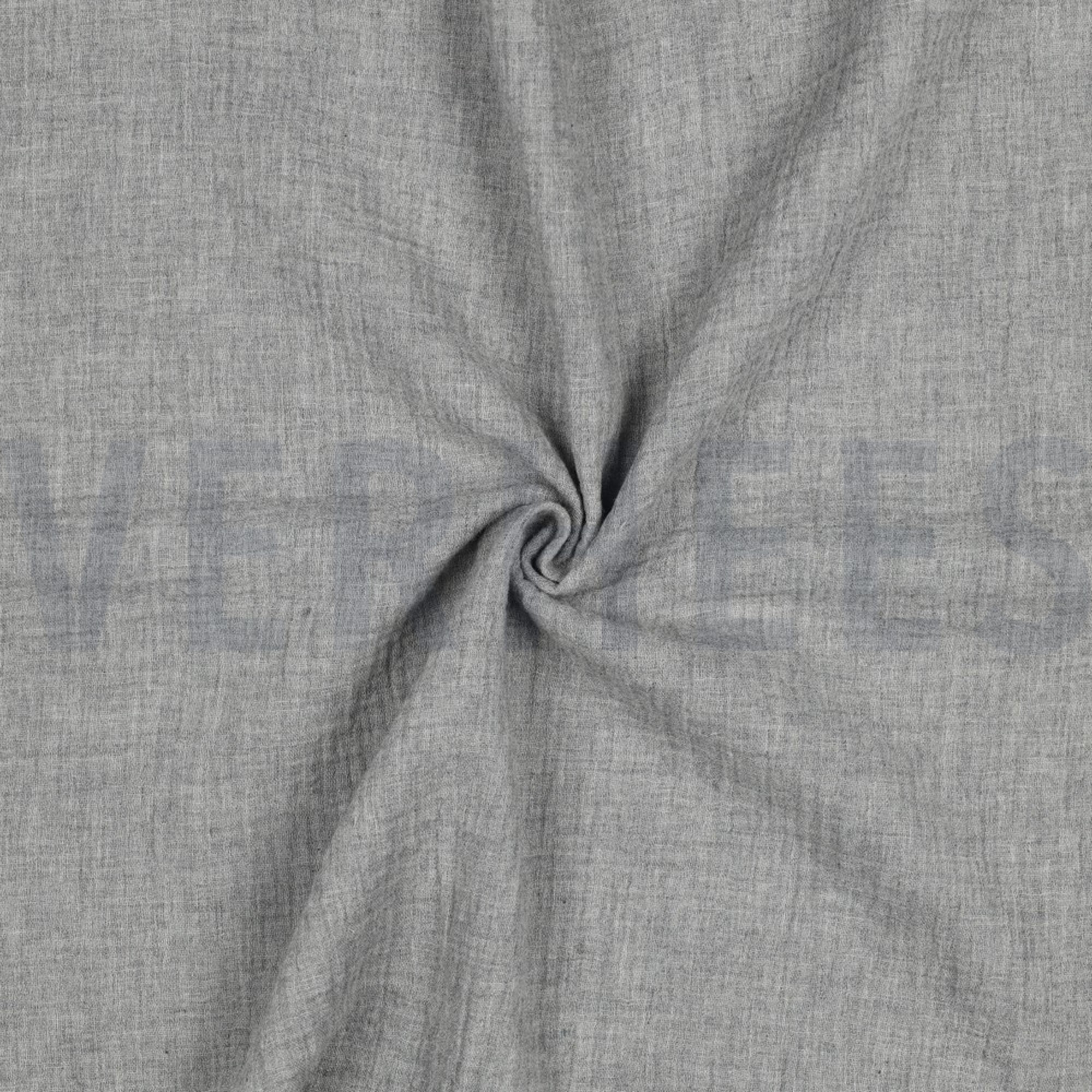 DOUBLE GAUZE MELANGE LIGHT GREY MELANGE (high resolution) #3