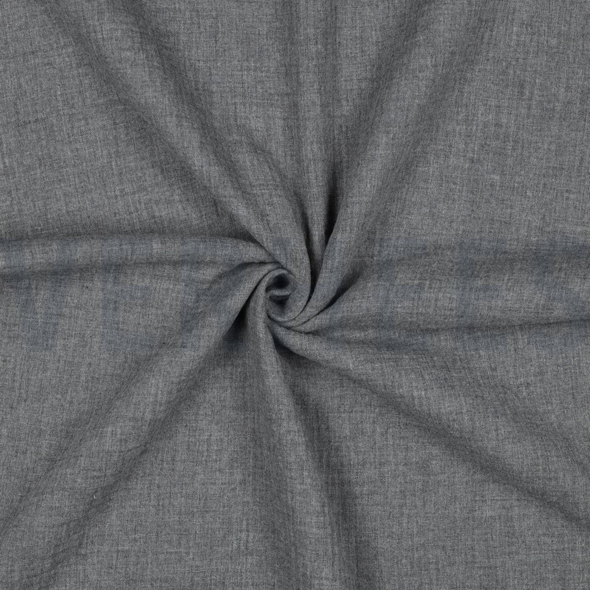 DOUBLE GAUZE MELANGE GREY MELANGE (high resolution) #3