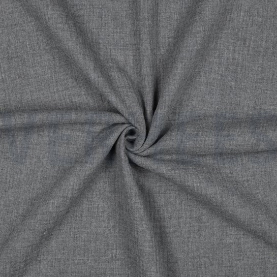 MUSSELIN MELANGE GRAU MELIERT #7