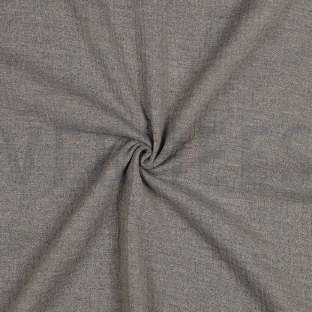 DOUBLE GAUZE MELANGE TAUPE MELANGE #3