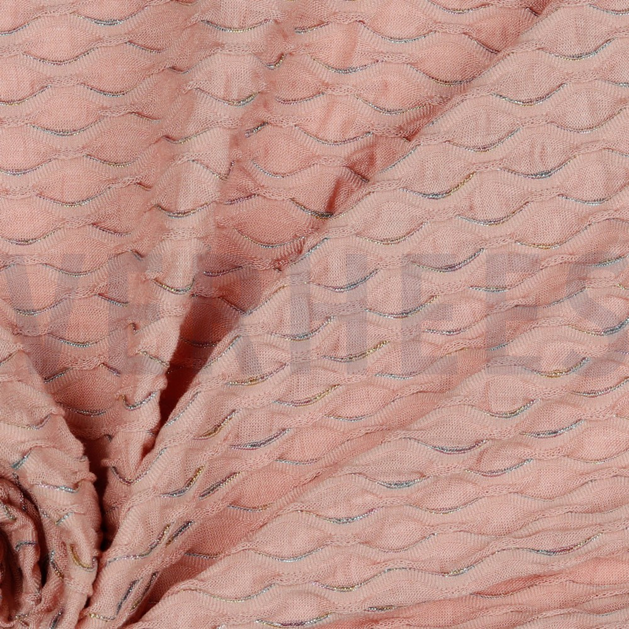 JACQUARD JERSEY LUREX ROSE (high resolution) #3
