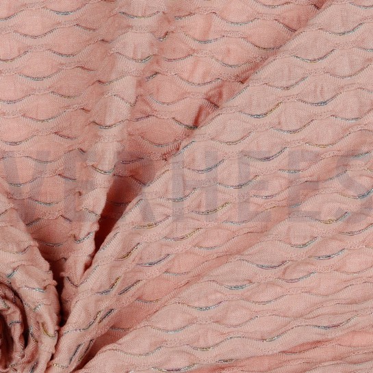 JACQUARD JERSEY LUREX ROSÉ #7