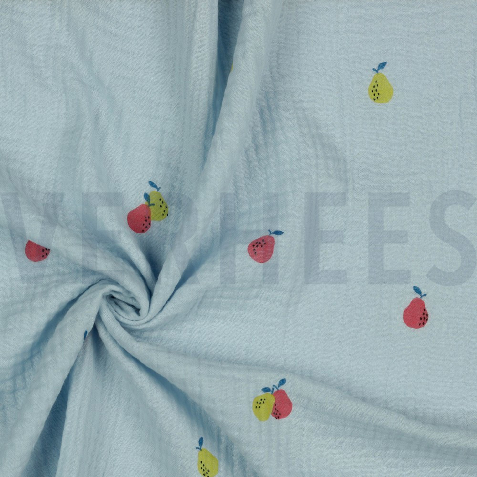 DOUBLE GAUZE PEAR LIGHT BLUE (high resolution) #3