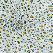 DOUBLE GAUZE DIGITAL ANIMAL SKIN WHITE (thumbnail) #3