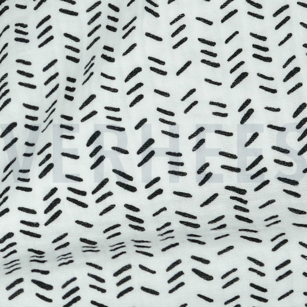 DOUBLE GAUZE STRIPES OFF WHITE #3